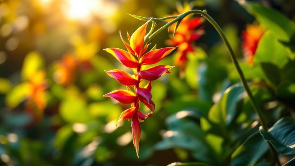 Hanging Heliconia