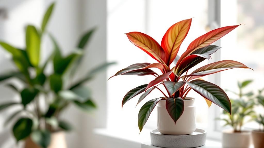 Red Aglaonema
